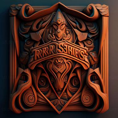 3D model Hearthstone Rise of Shadows game (STL)